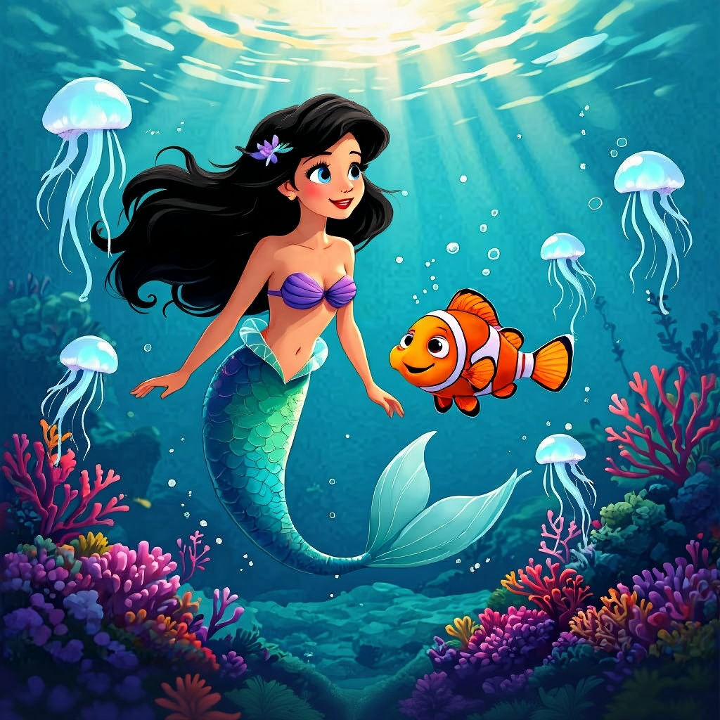 Mermaid and Nemo Undersea Adventure