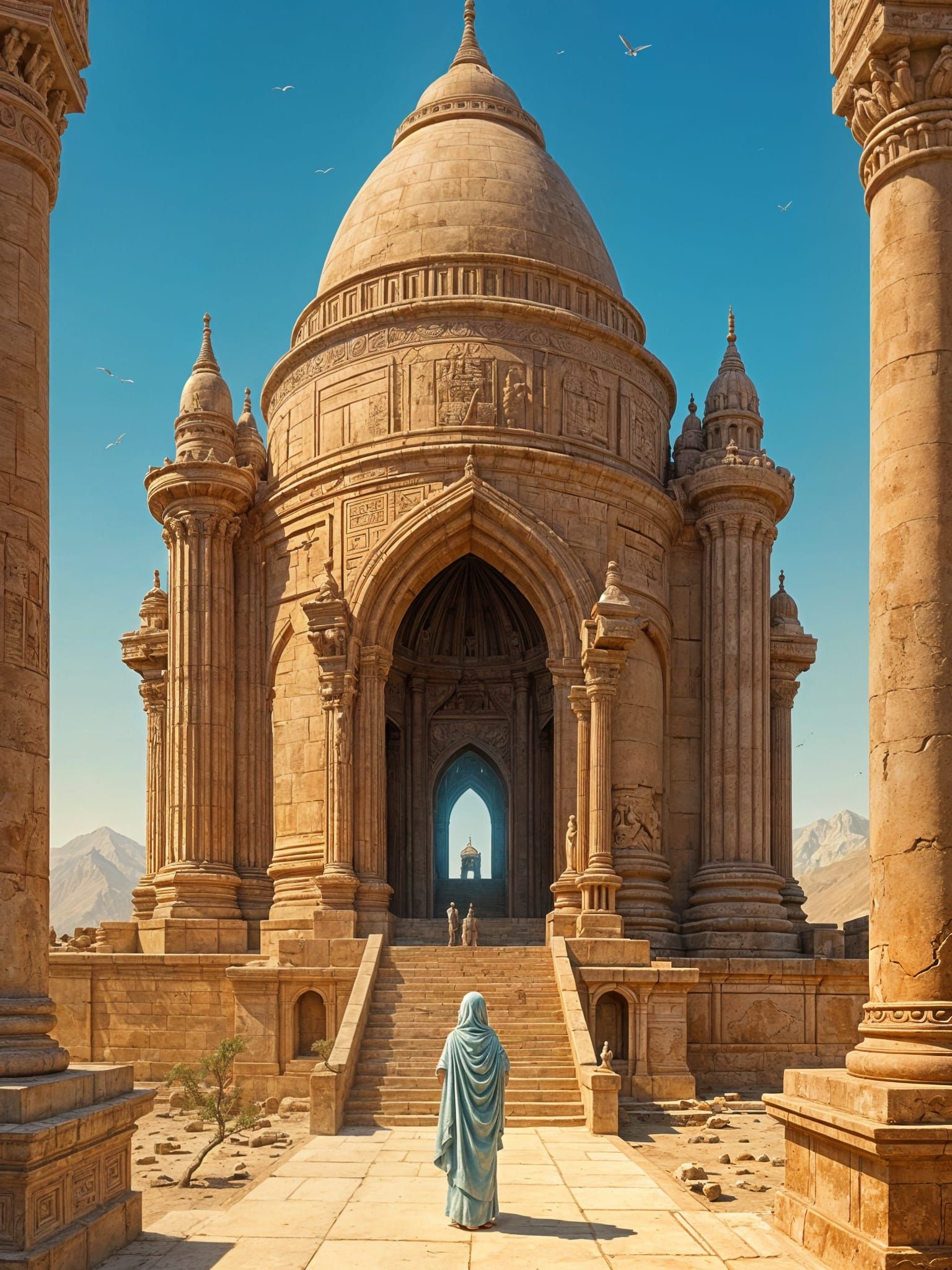 The Ancient Temple at Gryphar