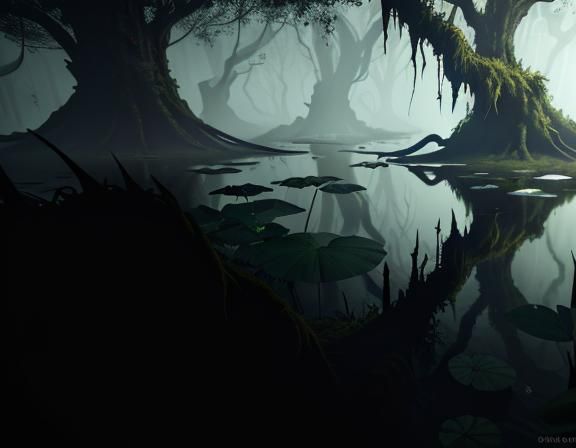 Bullywug in Murky Swamp: 3D Game Cinematic