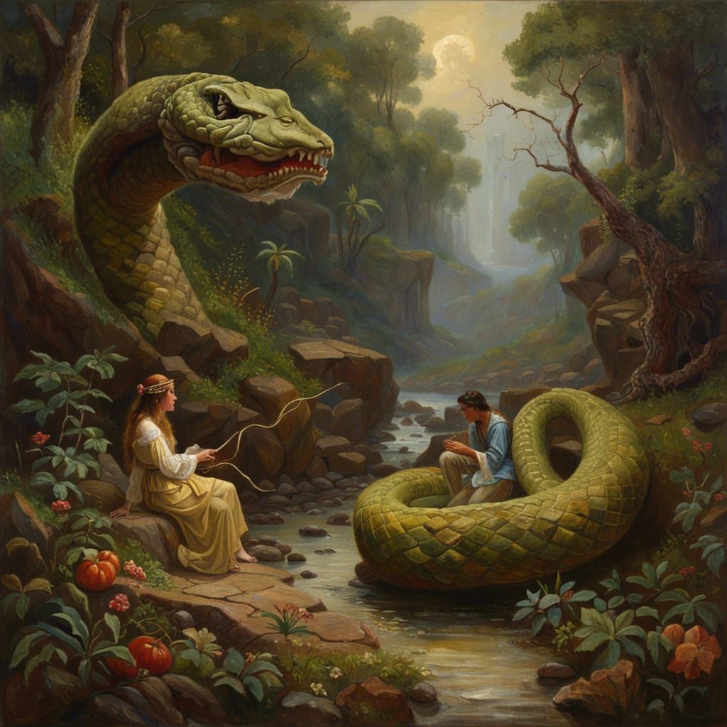 The snake that tempted eve