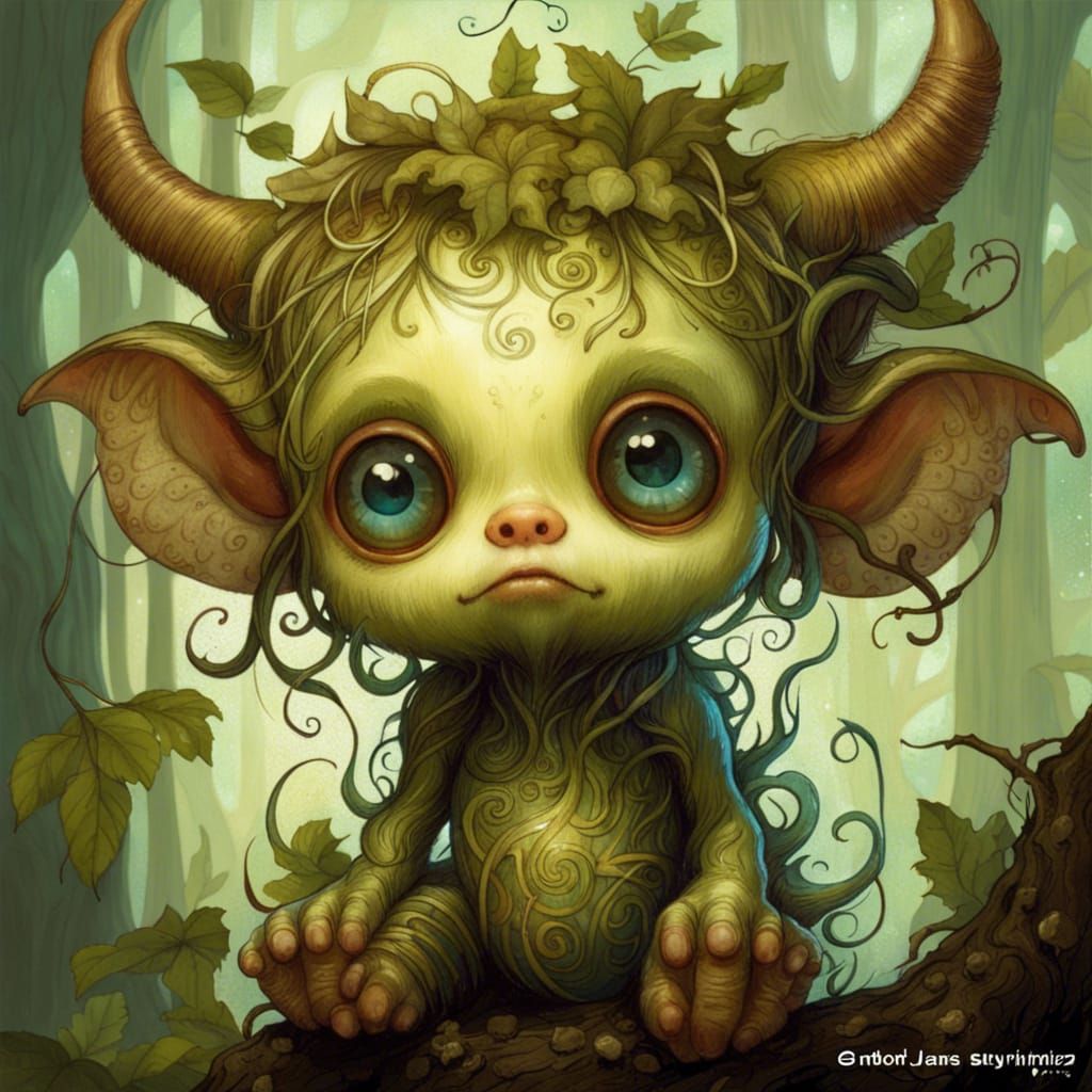 Lost Baby Forest Monster in Magic Forest