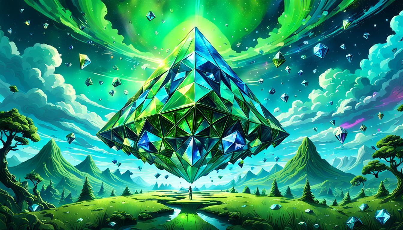 Prismatic Hallucinations: A Metallic Matte Painting