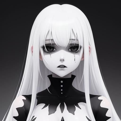 Abstract Black and White Pattern