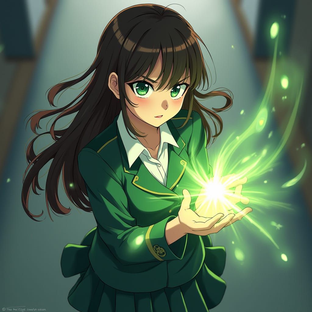 Anime Girl Healer in Boku no Hero Academia Style