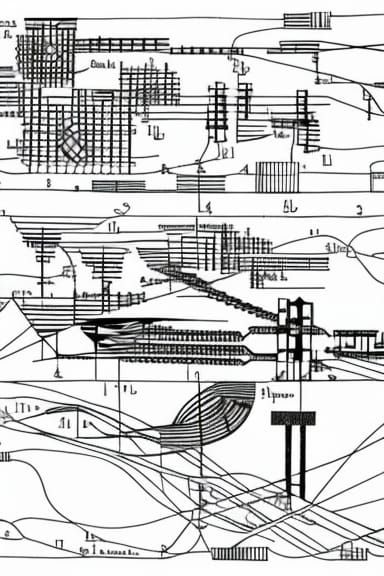 Abstract Graphic Score Inspired by Experimental Music Notati...