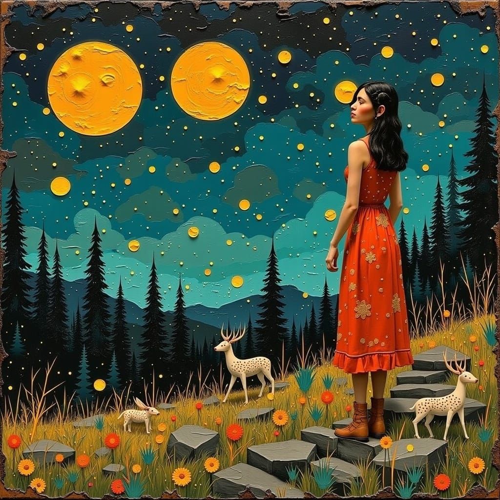 Sacagawea Guides Explorers Through Alien World