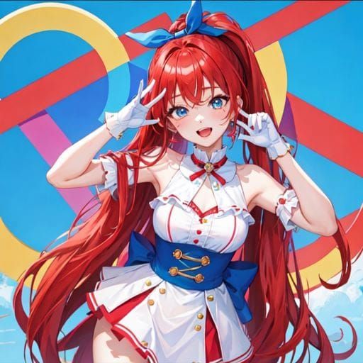 Colorful Abstract Arts Word Painting