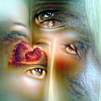 Ethereal Face Reflecting Divinity