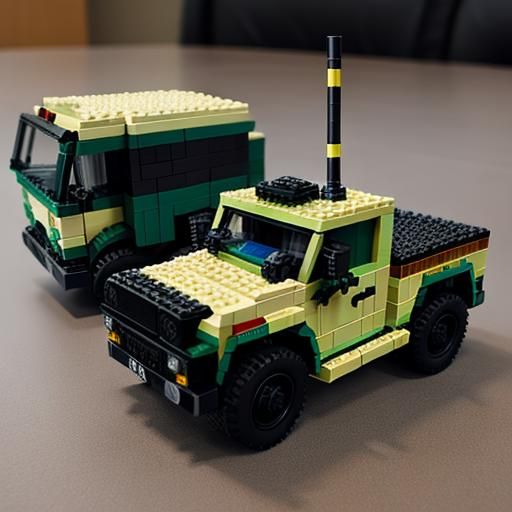 Detailed Lego SWAT Truck MOC