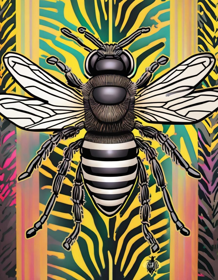 Zebra Bee Anomaly: An AI Interpretation