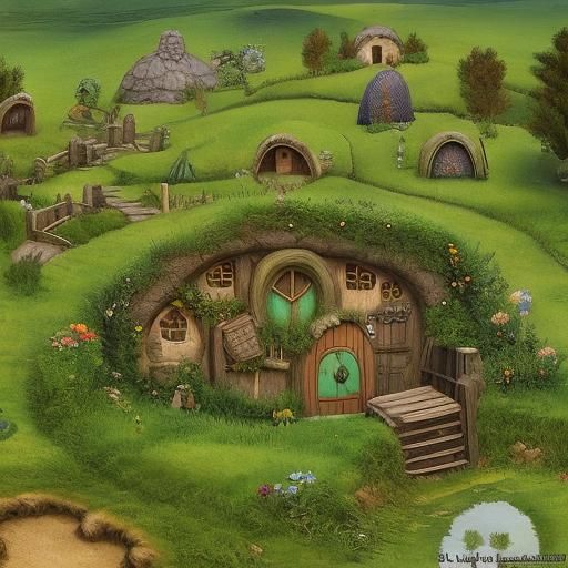Marshmallowpunk Hobbiton: A Whimsical Lord of the Rings Scen...