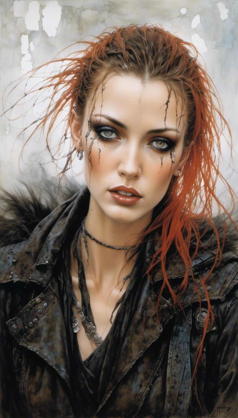 Ethereal Figure in Luis Royo Inspired Style