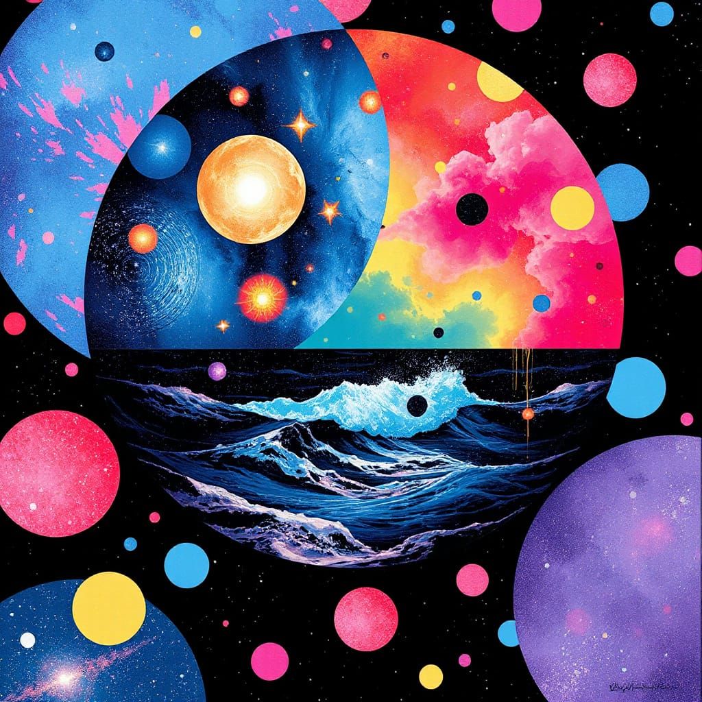 Polka Dot Worlds: Abstract Art Inspired by Murakami