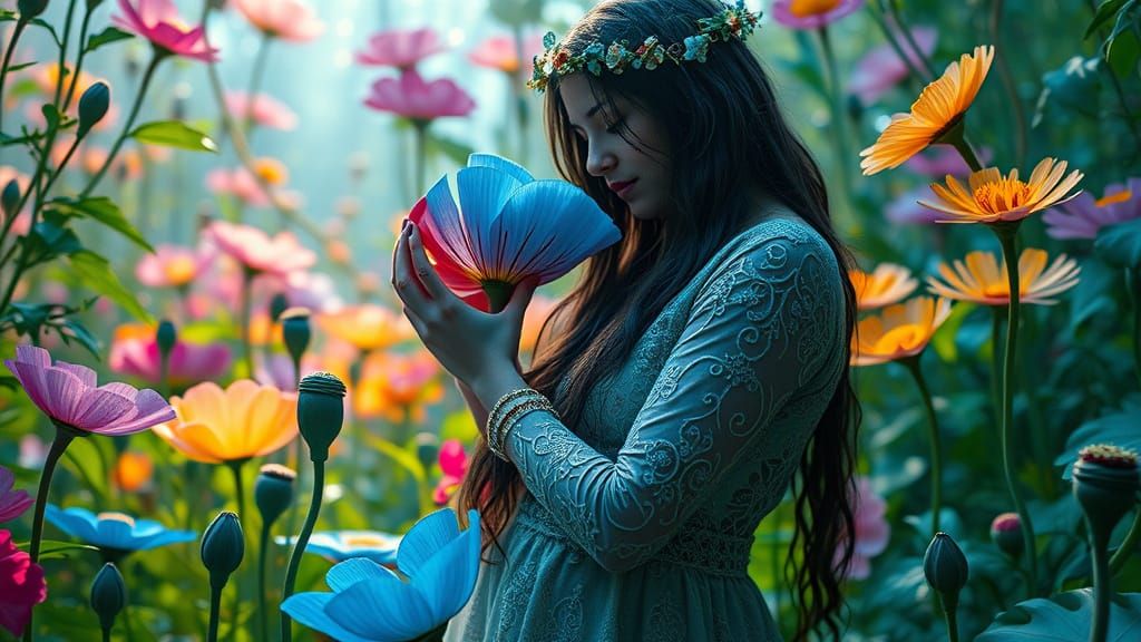 Surreal Fantasy Scene Unfolds in 8K Resolution