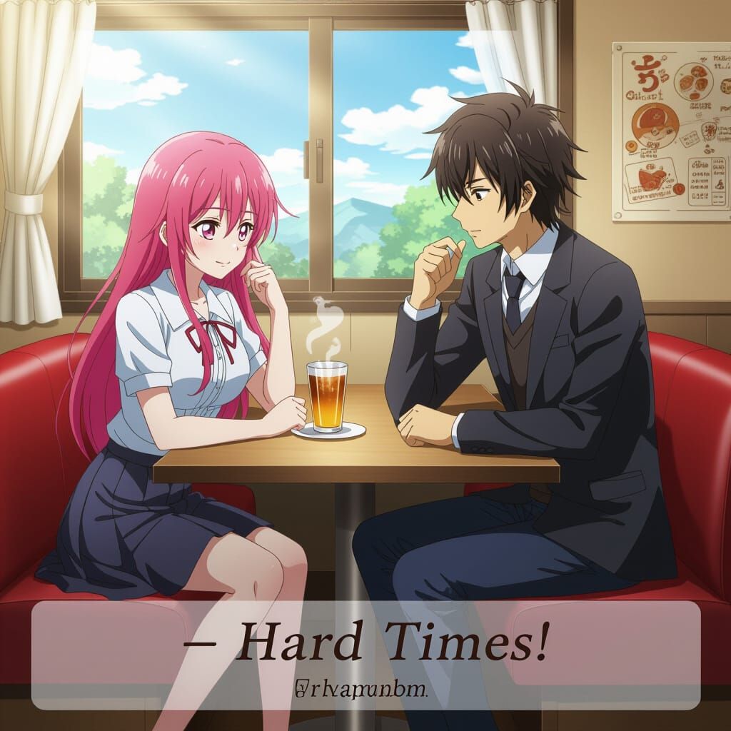 Anime Key Visual Art in Japanese Manga Style