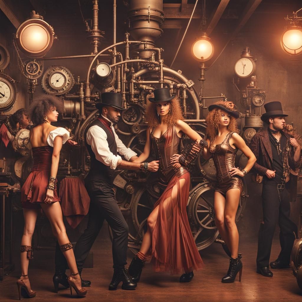 1980s Nightclub Scene with New Romantic Fashion