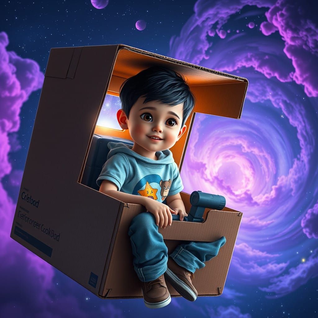 Young Astronaut-in-Training Embarks on Cosmic Quest