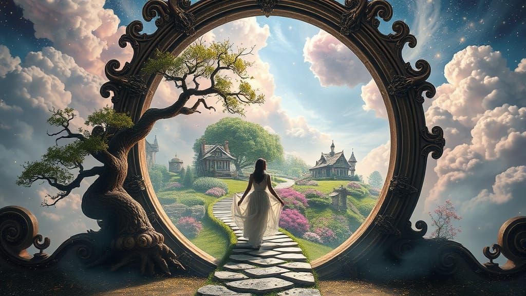 Dreamlike Journey Through a Stargate Wonderland