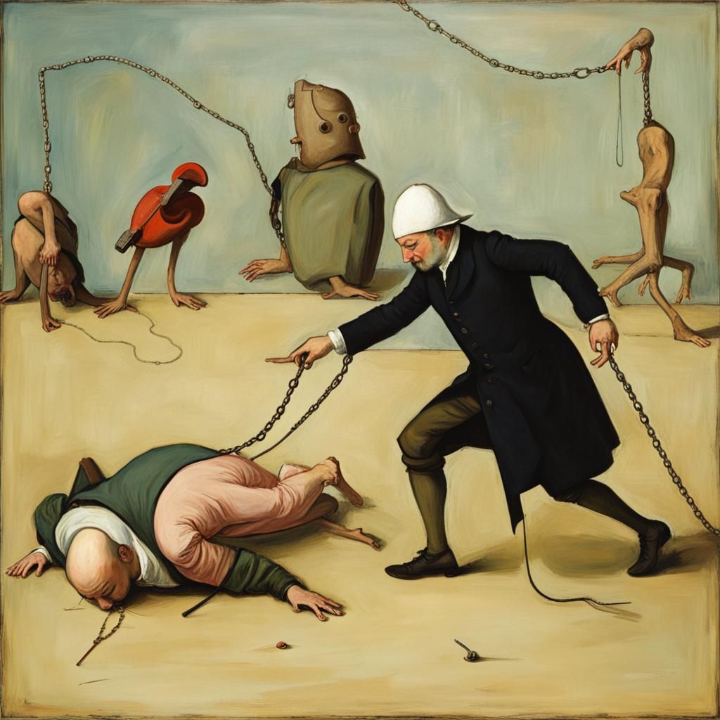 Art Dealer Leads Artist in Bosch Style