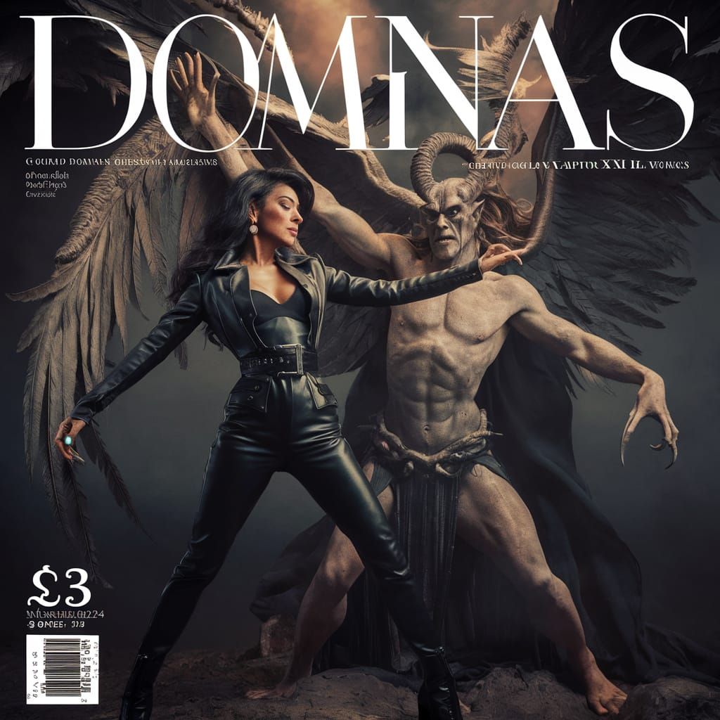 Salma Hayek vs Asmodeus: Global Dominas Cover