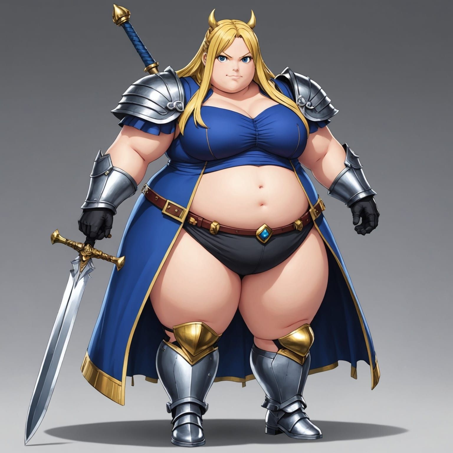 Cyberpunk Anime: Obese Knight Lucy Heartfilia