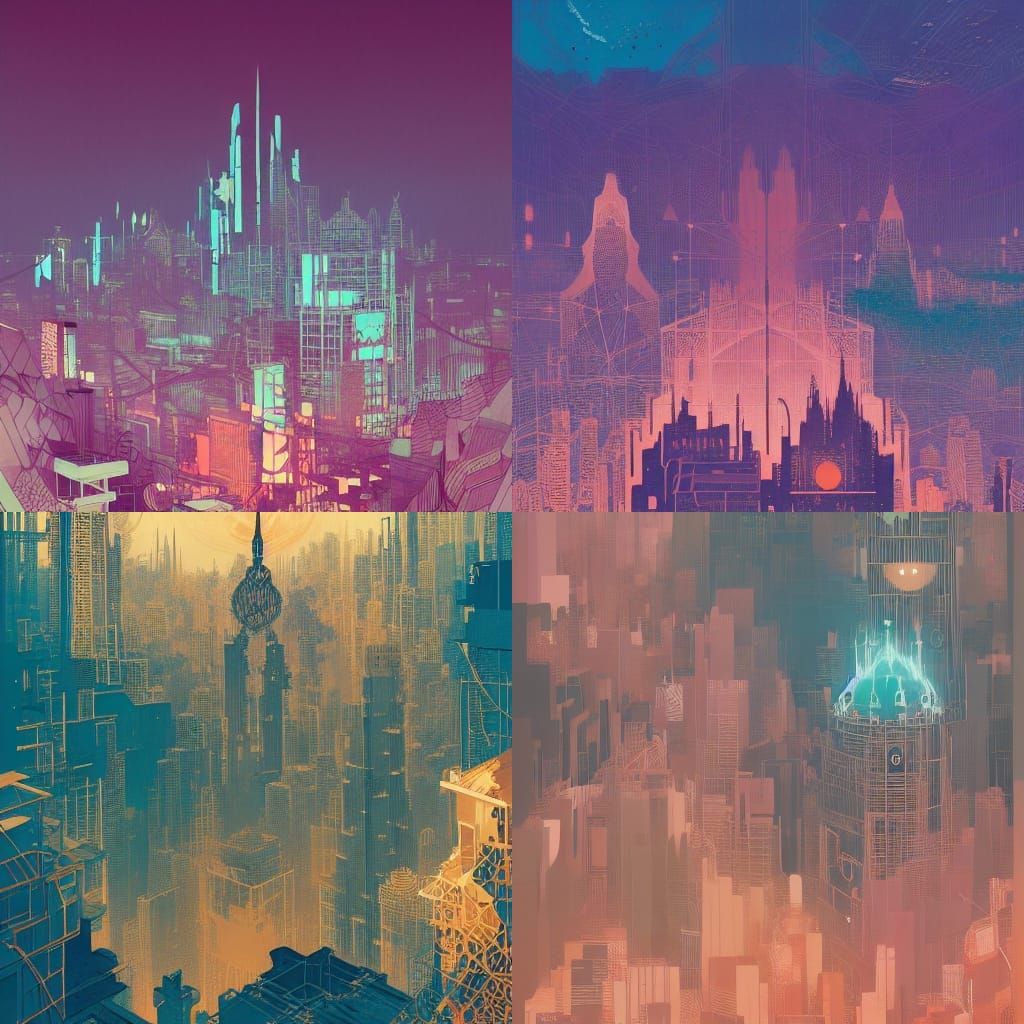 Geometric Cityscape: Hyperdetailed Photography in Album Art ...