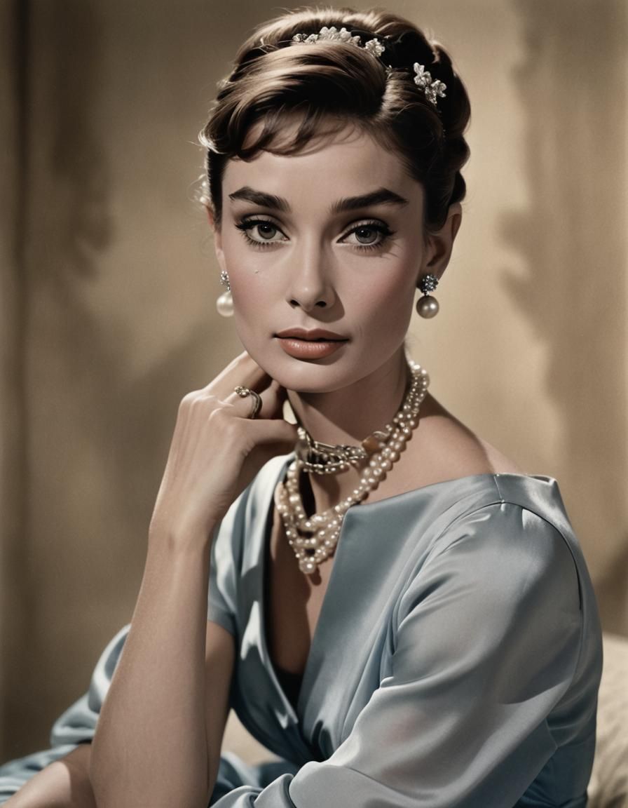 Audrey Hepburn as Girl with a Pearl Earring