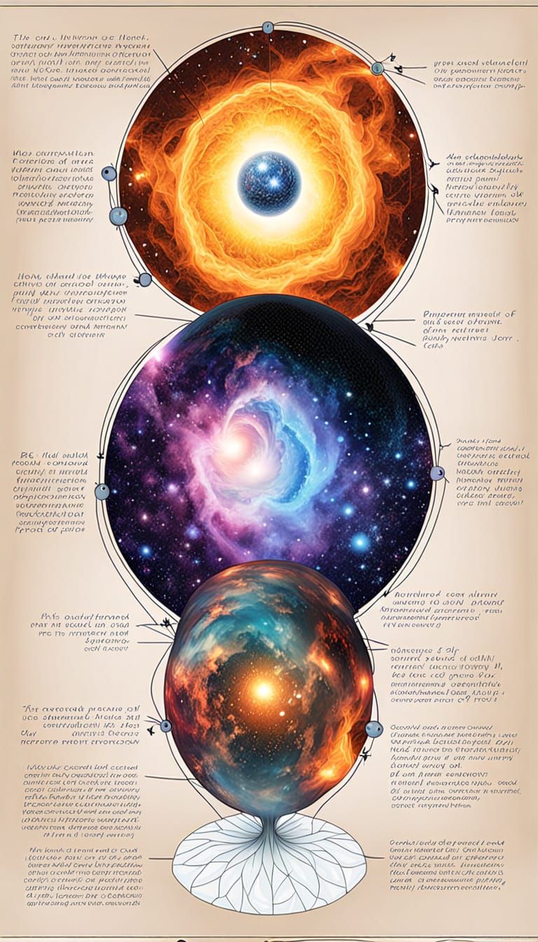 Cosmic Fruiting Body: Universe as Hyperrealistic Digital Art