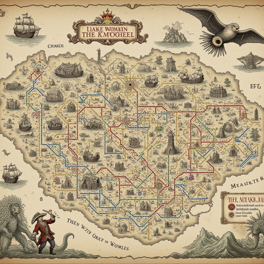 AI-Generated Art with Aged Ink and Yohometro Styles