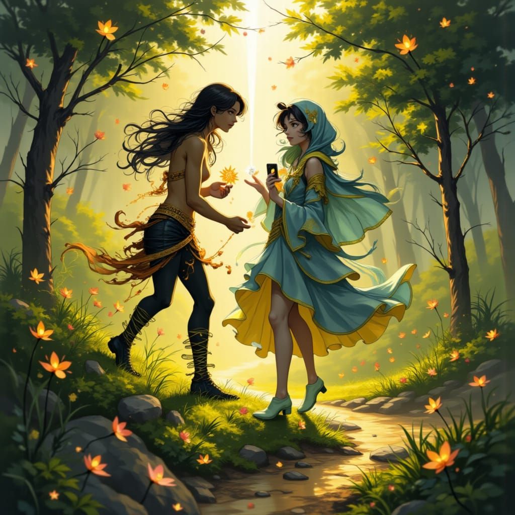 a journey on a nature trail