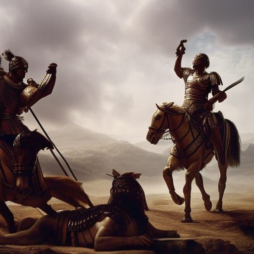 Alexander the Great Rides into Battle: Digital Matte Paintin...