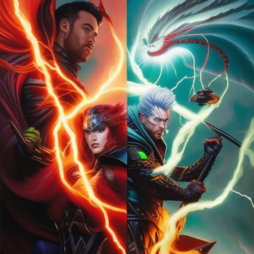 Thor and Zeus Villain Origin by Junji Ito