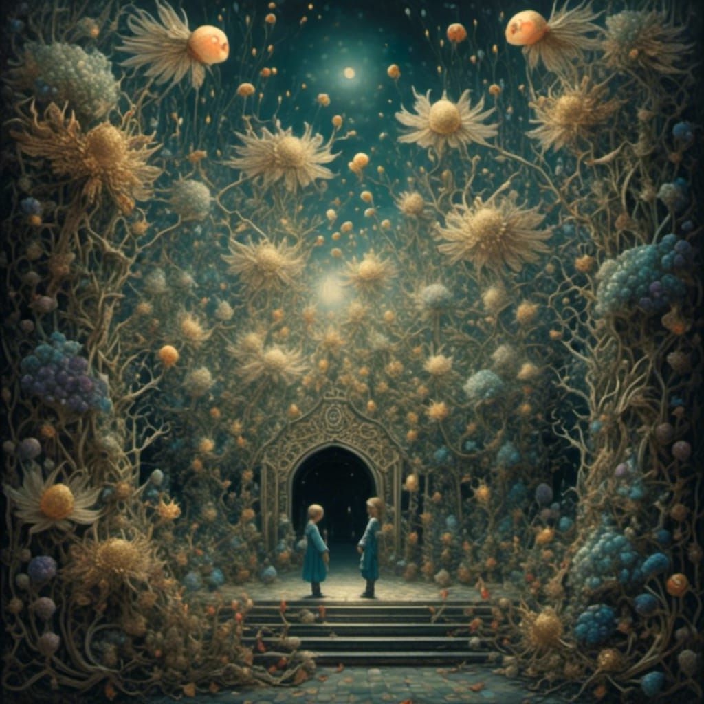 Fireflies Glow in the Dark: Digital Matte Painting