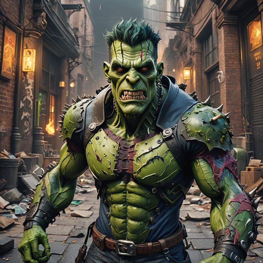 Modern Frankenstein's Monster Takes a Selfie