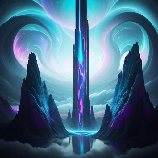 Surreal Cosmic Clouds in Deep Space