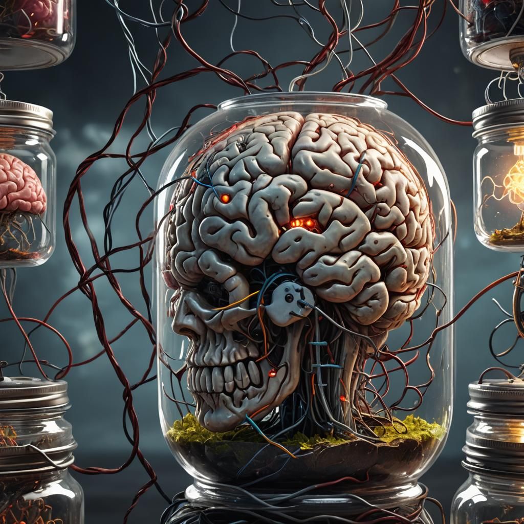 Brain in a Jar: Fantastical Digital Art