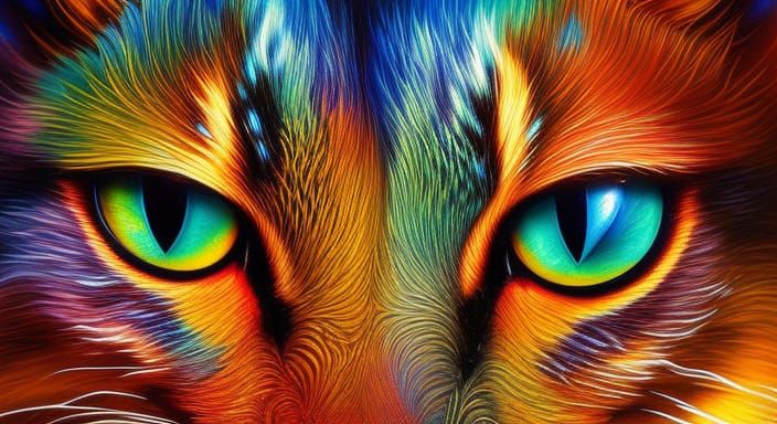 Fiery Icy Leopard in Detailed Graffiti Art Style