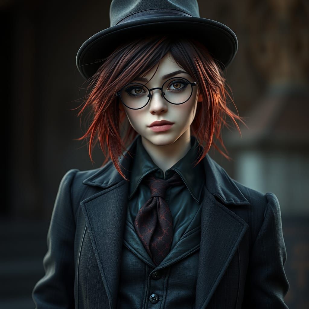 Gothic Adventurer in Sharp Focus, Professional Photography