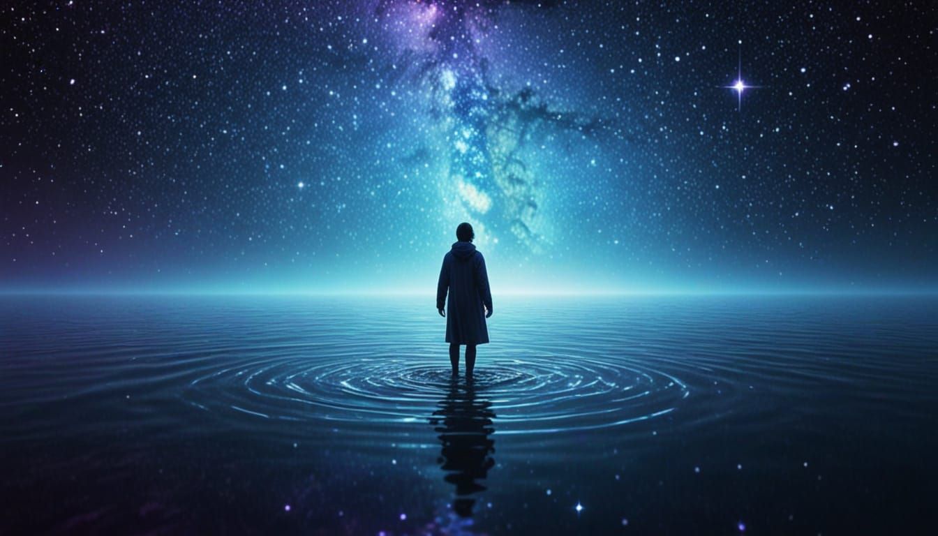 Celestial Water World: Ethereal Fantasy Art