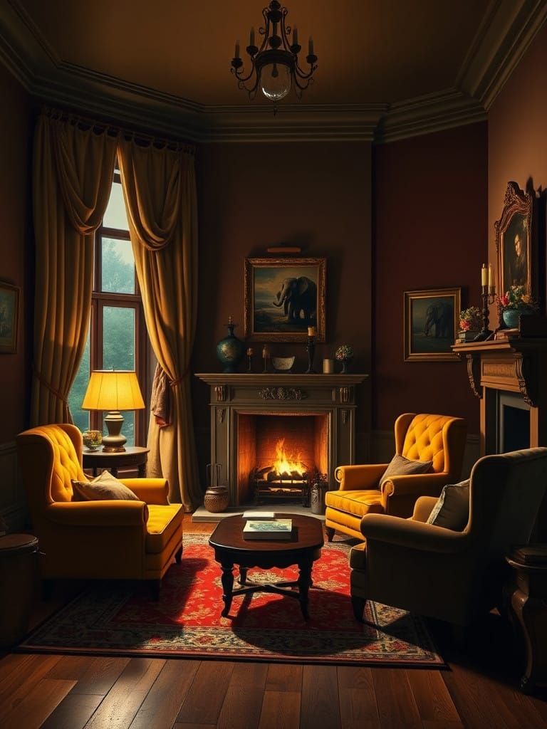 Elegant Study in Soft Light, Free from Elephants