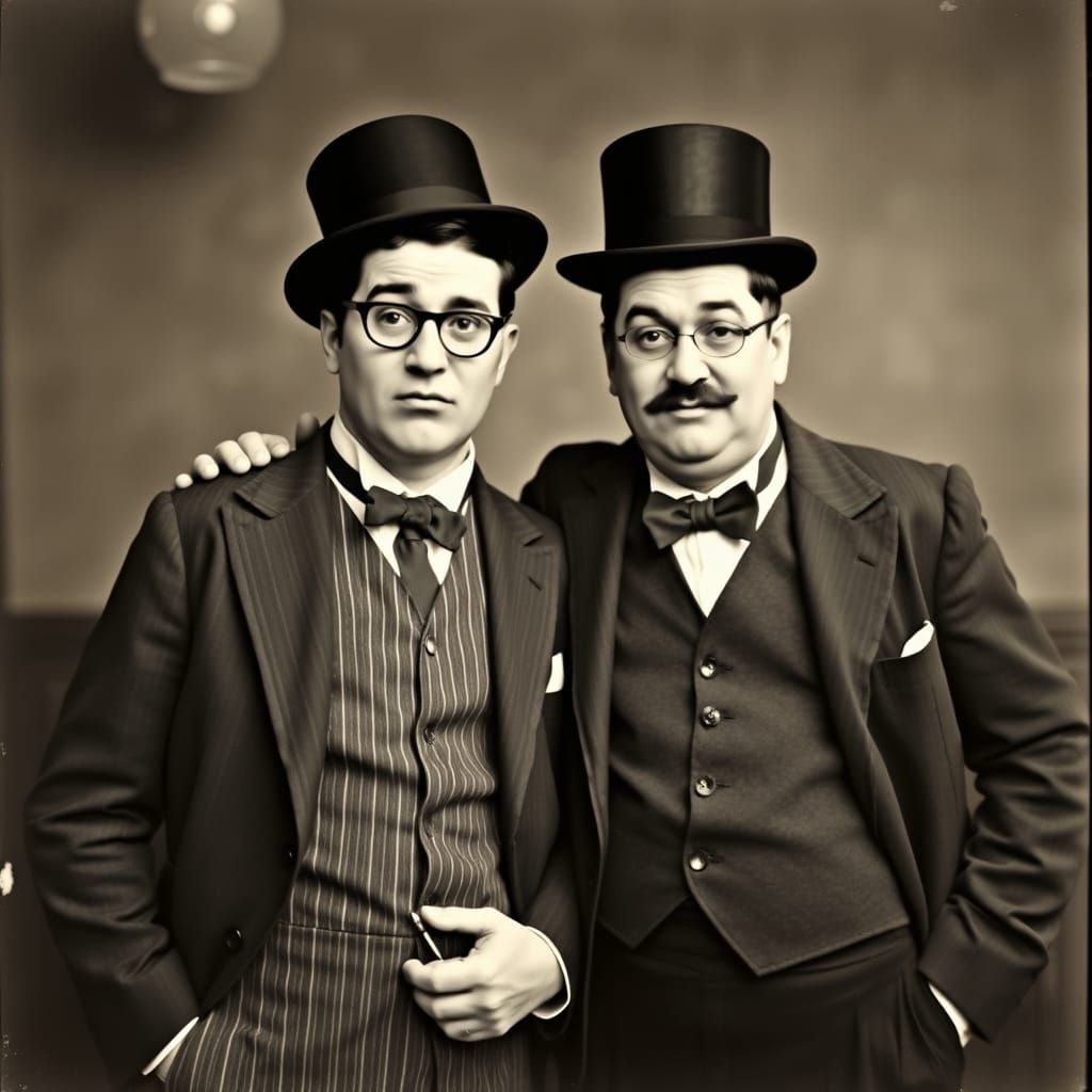 Laurel and Hardy according to AI :(