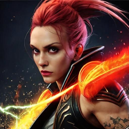 Vibrant Atomic Energy Illustration