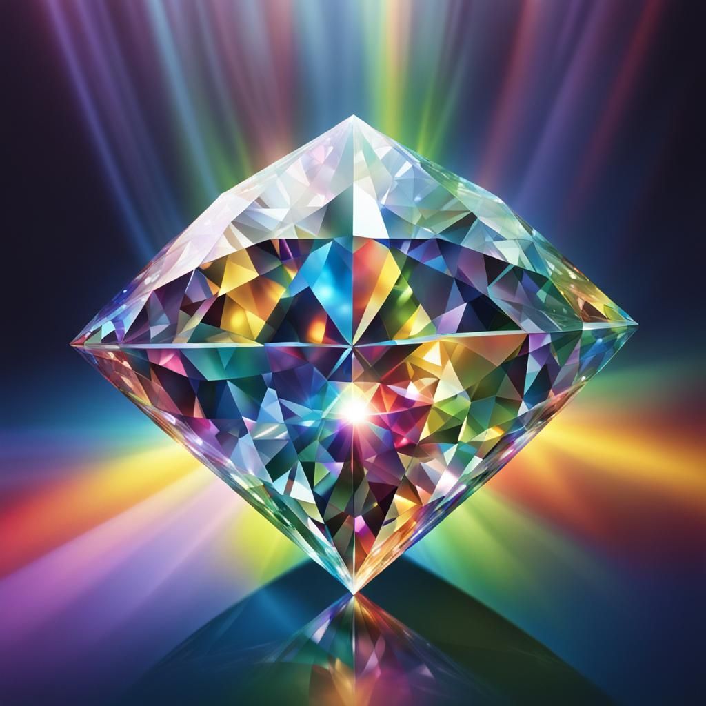Diamond in Rainbow Dimension of Space