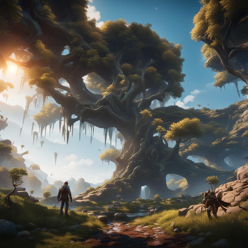 Epic 3D Eden Scene in High Definition