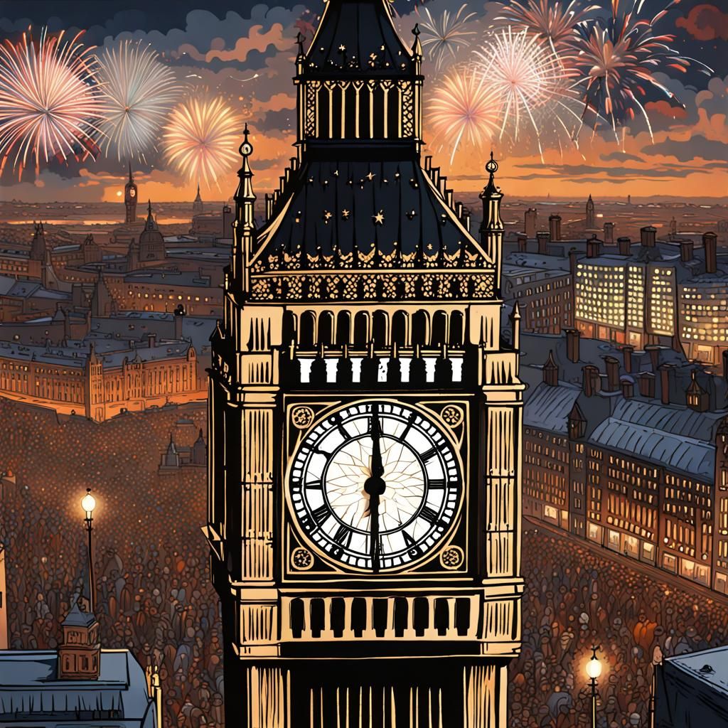 New year's eve with Big Ben