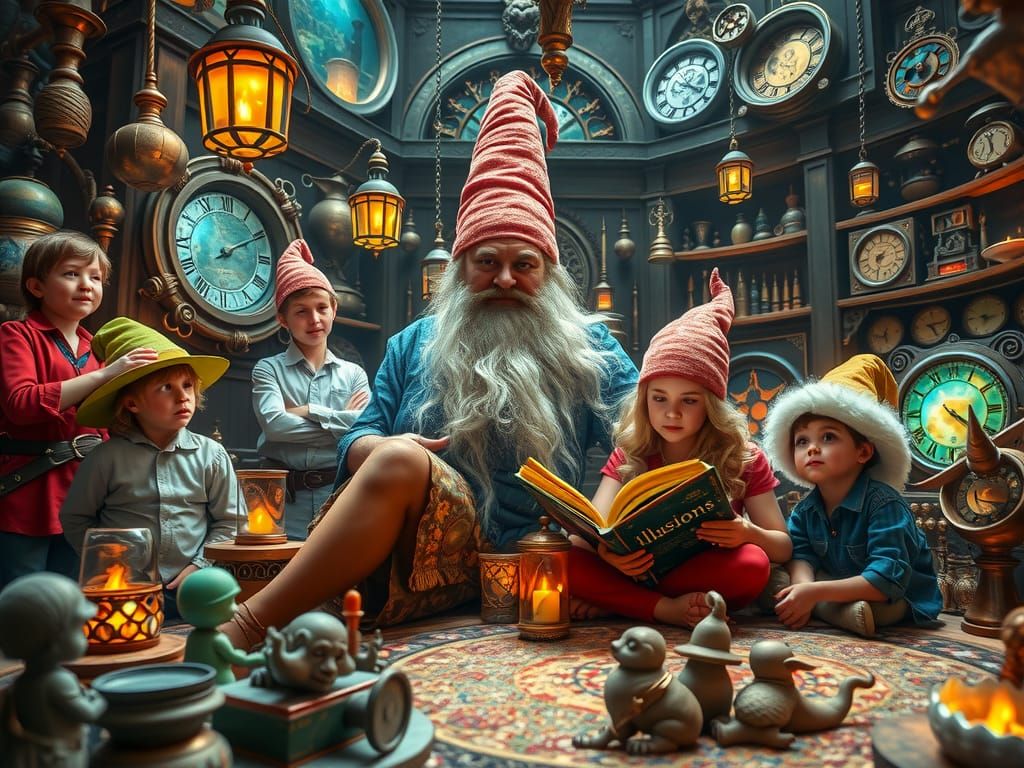 Gnome Illusionist's Maximalist Steampunk Laboratory