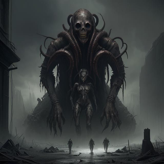 Post-Apocalyptic World Ruined by Lovecraftian God