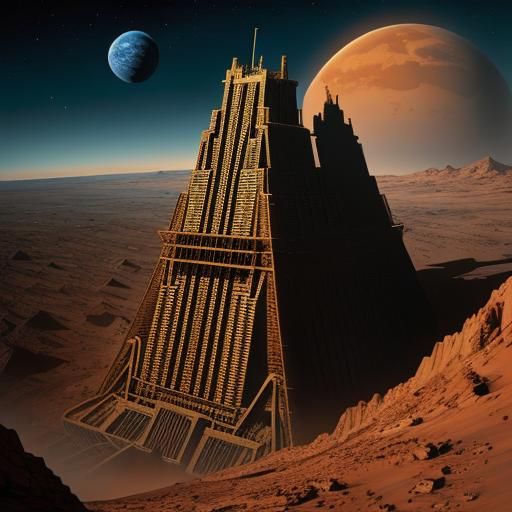 Trump Tower on Mars: Comic Book Art