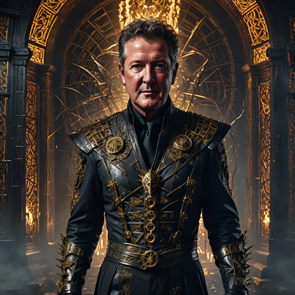 Piers Morgan as Hellraiser in Detailed Matte Painting