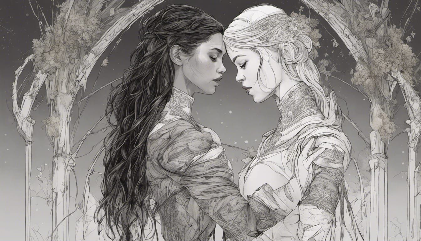 A Knight and her Lady.